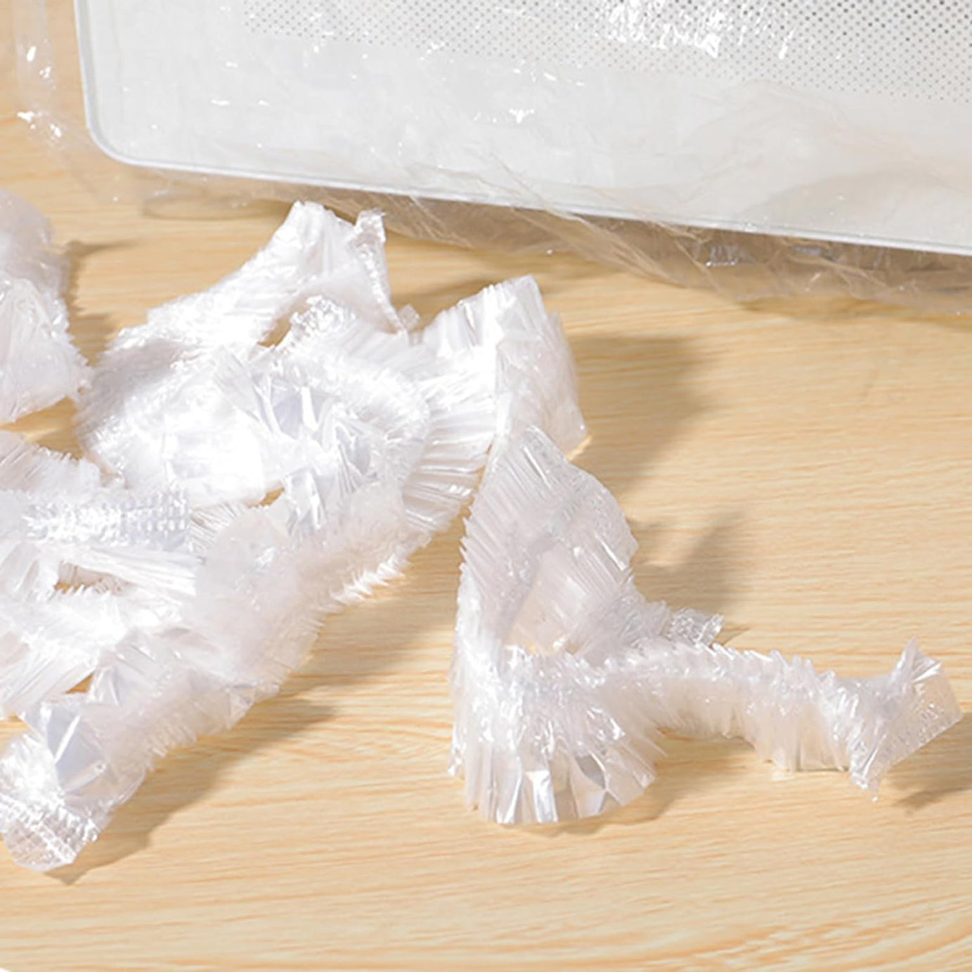 Pack of 10Pcs 120CM Furniture Plastic Cover Dust-proof Disposable For Electric Cooker Oven Electric Fan &amp; Dinning Tables and is Stretchable