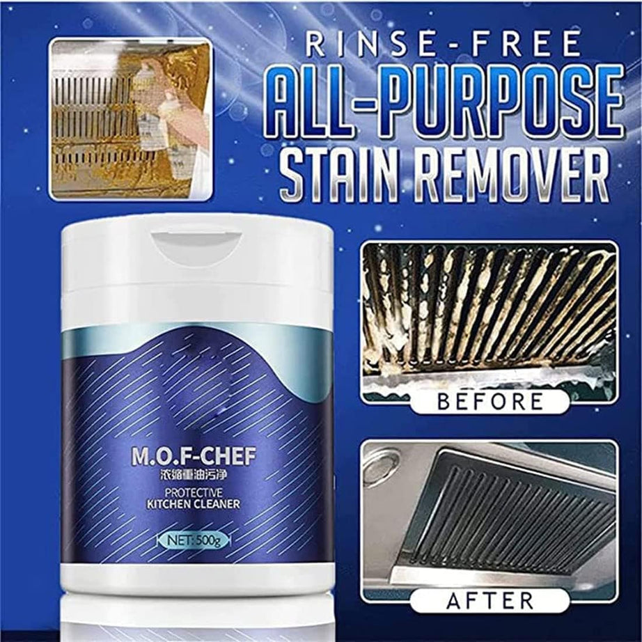 Mof Chef Heavy Duty Kitchen Oil Stain Cleaning Powder