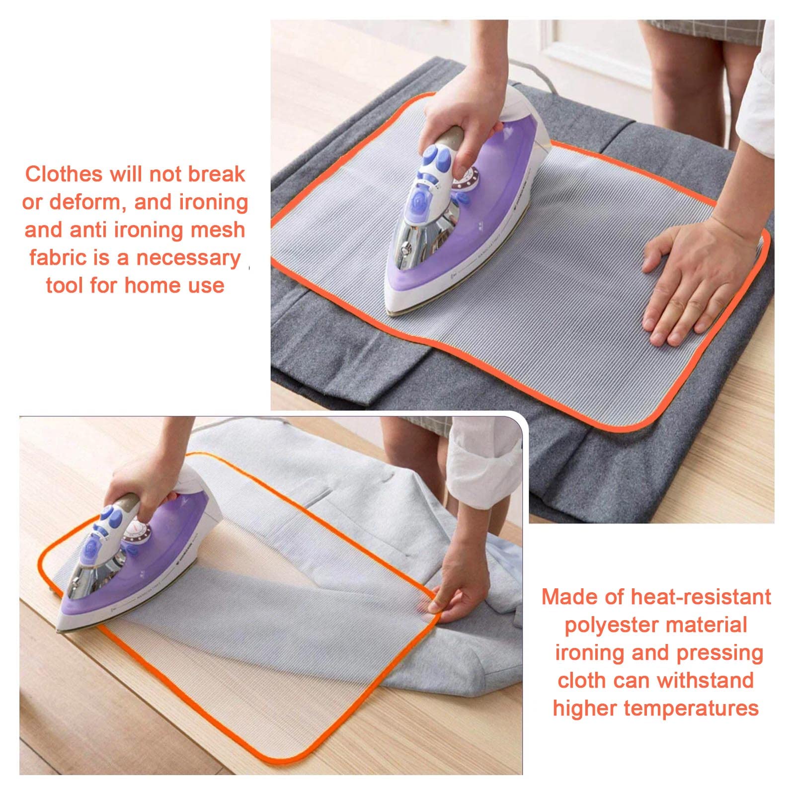 Heat Resistant Ironing Mesh Sheet (Size: 35x50cm)