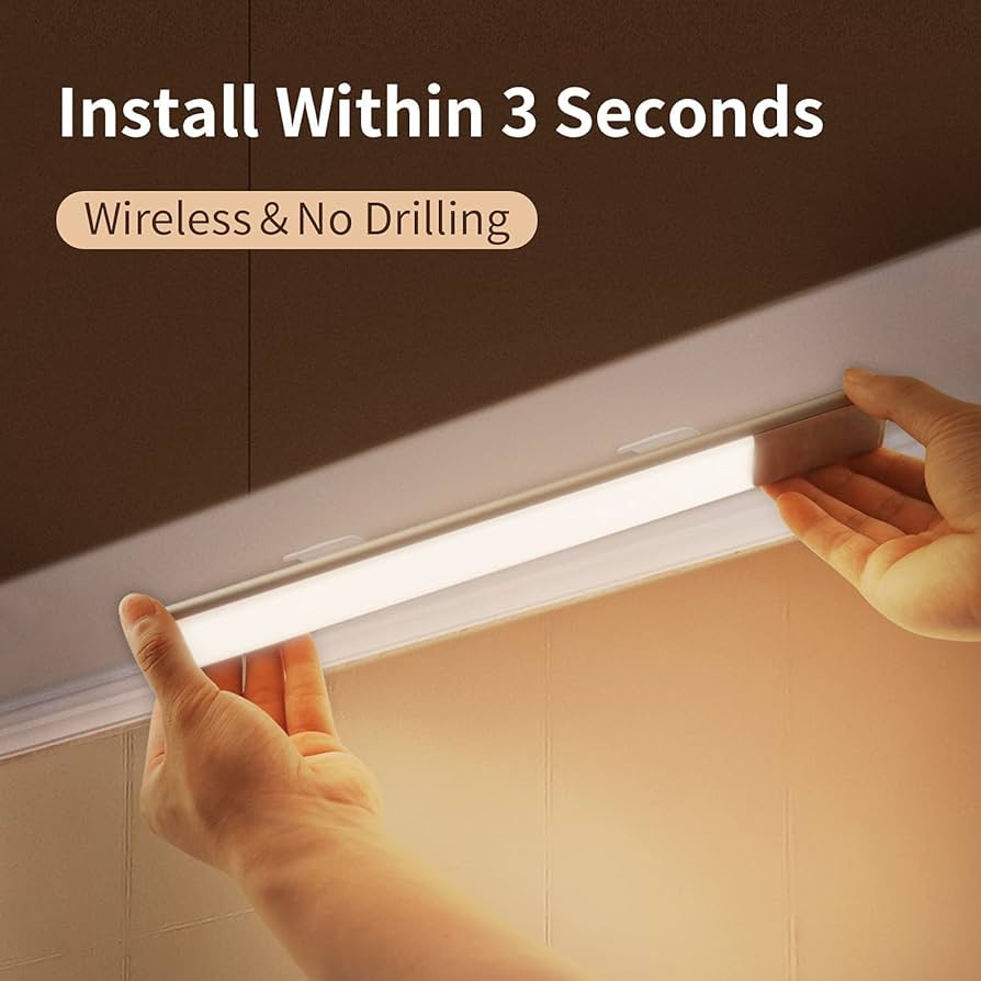 Portable Wireless USB Rechargeable Sensor Light Infrared Magnetic Induction LED Light &nbsp;Adaptable to Stick Under The Bed, Bathroom Closet, Living Room and Any Other Place