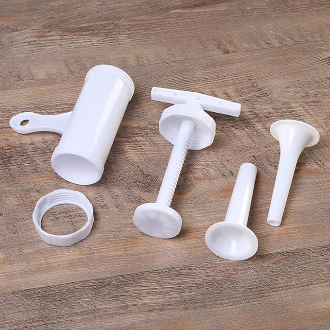 Manual Pasta/Noodle Maker and Press Vegetable Juice with 9 Press Molds to Make Spaghetti Grease Cn Noodles