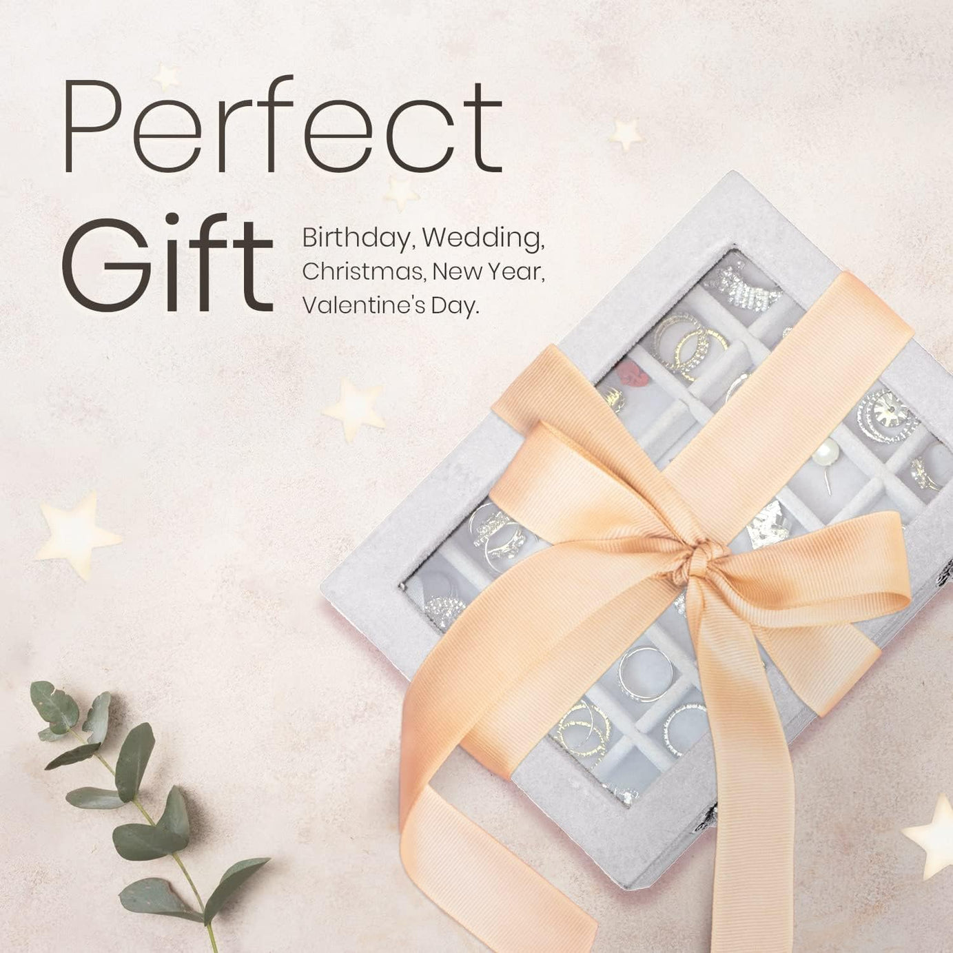 Classic Triangle Shape Wood Jewelry Storage Box with Snap Closure Velvet Lining For Women