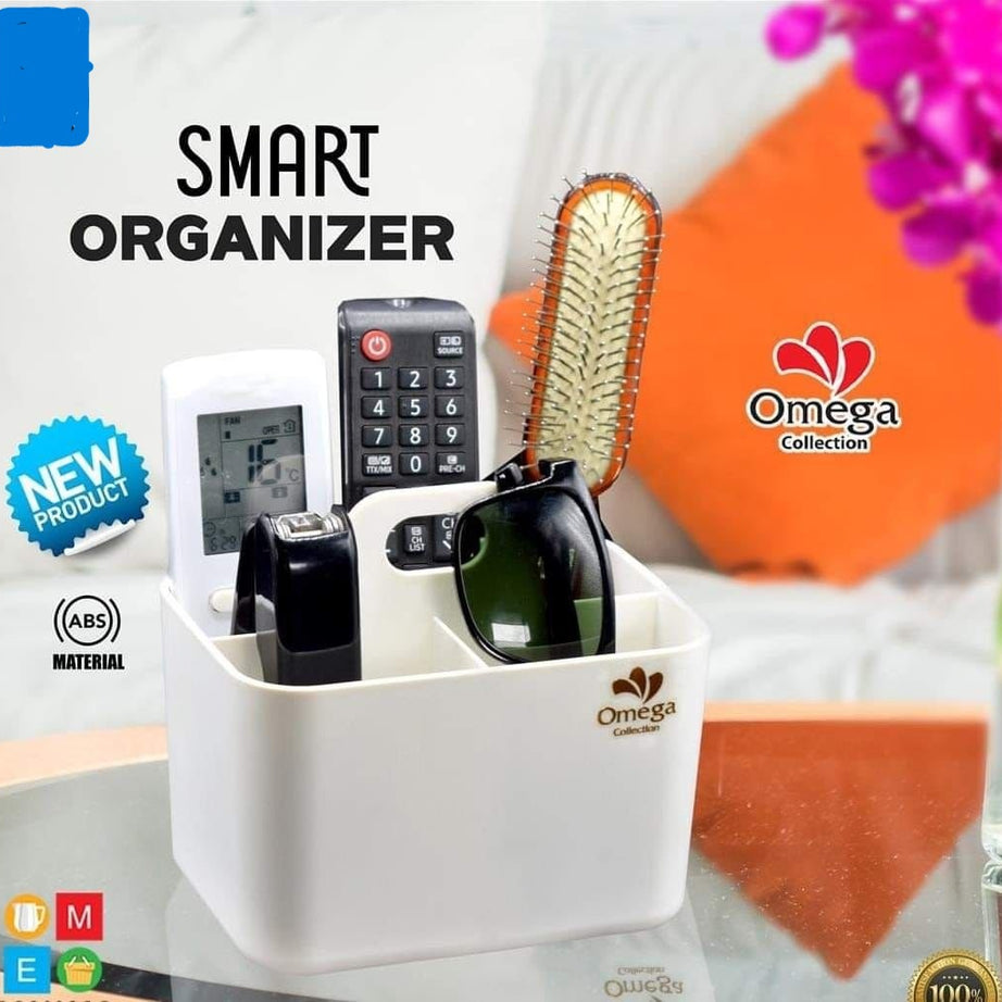 Multi Purpose Plastic Versatile Smart Storage Holder Organizer Box with 2 Partitions For Home and Outdoor Use