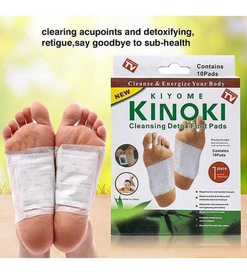 Pack of 10 Cleansing Detox Foot Pads Toxins Stress Relief , Pain Free Foot Pads