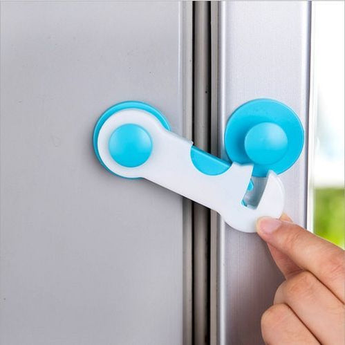 (Pack of 8) Children Plastic Safety Drawer Cabinets Fridge Furniture Blockers Doors Security Lock for Toddler Baby Protection