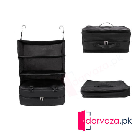 3 Layer Foldable Travel Bag with 2 high strength steel hooks