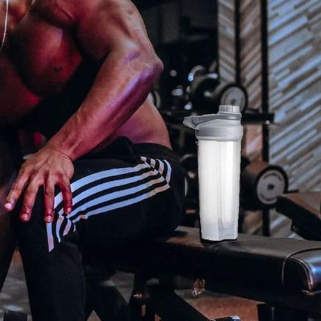 Multi Purpose Plastic Easy Grip Leak Proof Shaker with Mix Ball Blender Water Bottle BPA Free 750ml Use for Gym Smoothies and Batters Fitness Workout Sports Protein Shaker with Whisk Ball