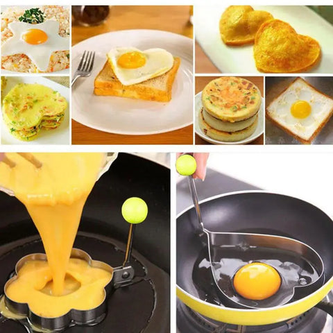 Pack of 4 Egg Shaping Molds