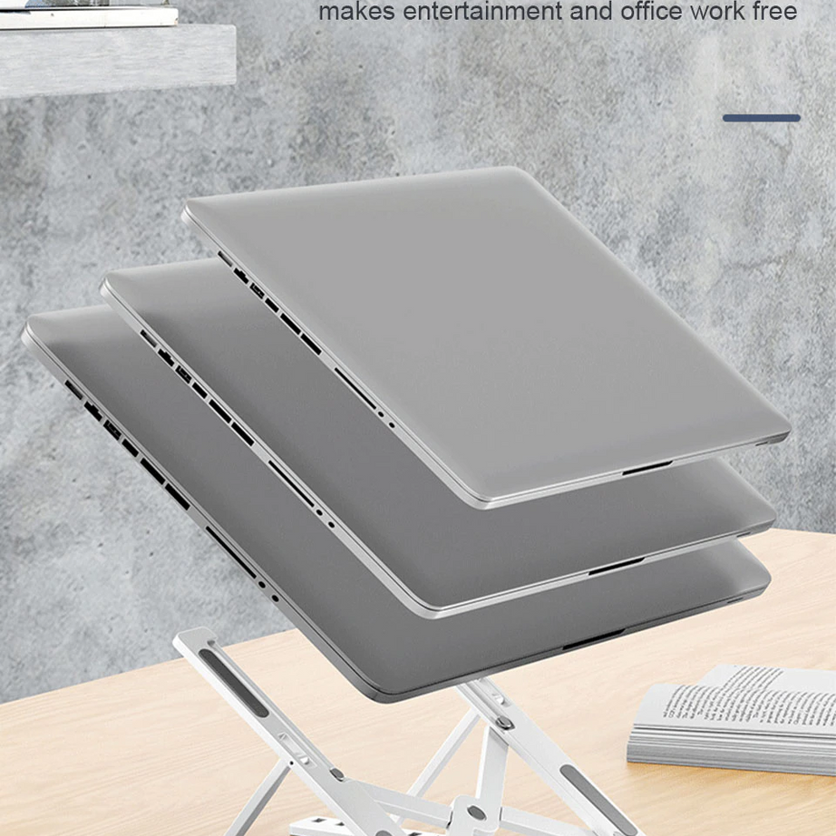 Laptop & Tablet Stand Non-slip ABS Adjustable Foldable Holder
