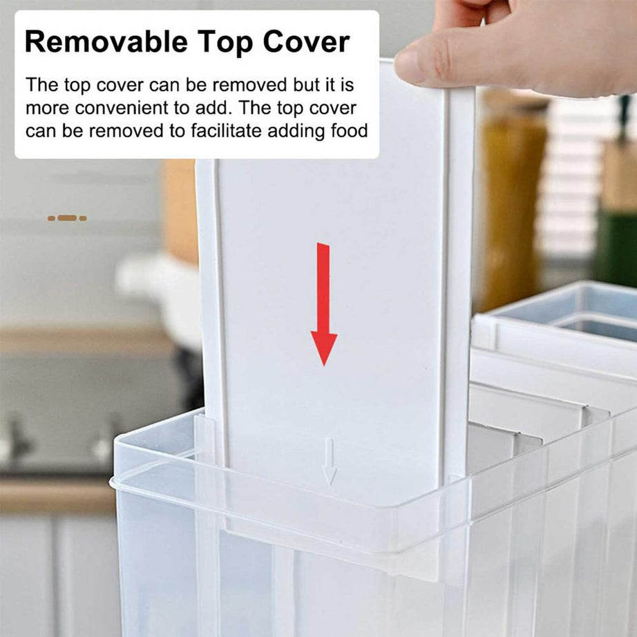 Wall Mounted 10 kg Rice Bucket & Pulse Dispenser Rs 3999