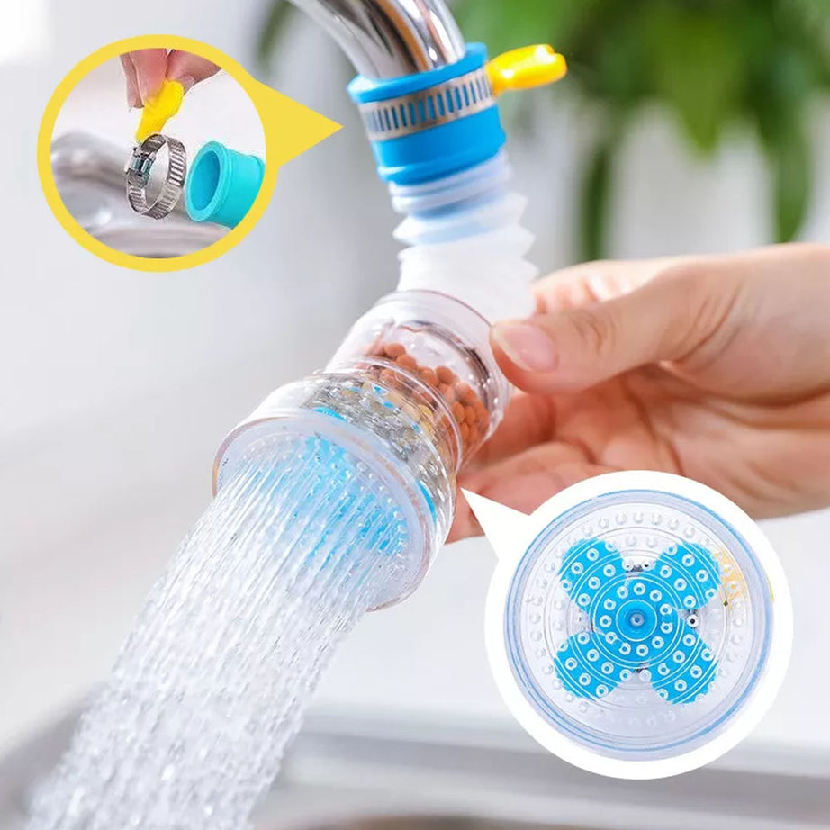 Buy 1 Get 1 Free Offer Imported Fan Faucet With Clip 360 Adjustable Flexible Kitchen Faucet Tap Water Filter