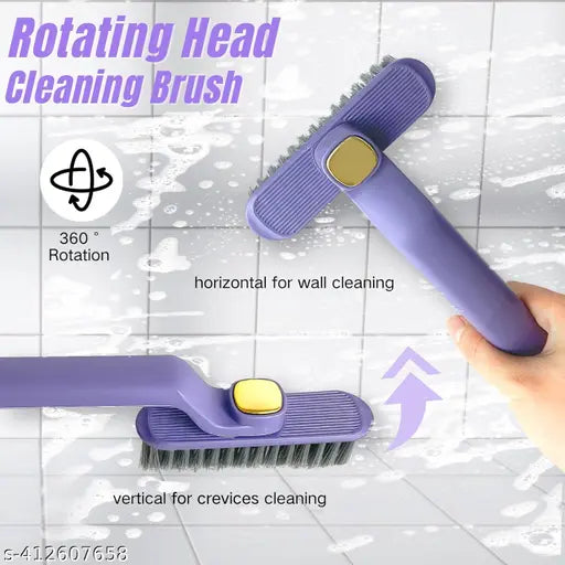 3 in 1 Multifunctional Rotating Brush with Handle Crevice Cleaning Gap Brush