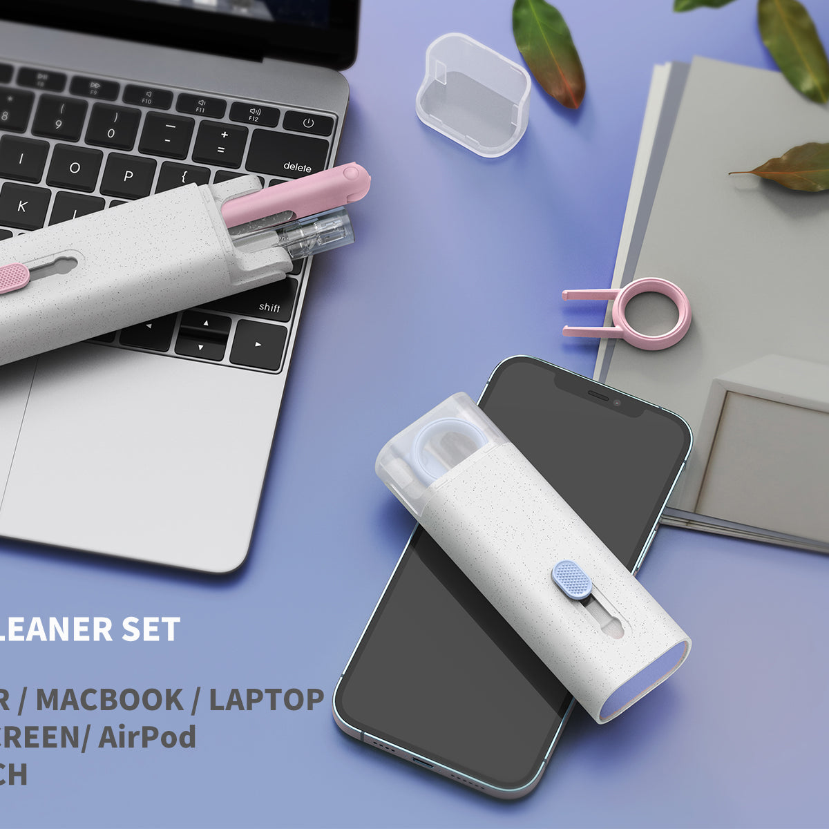 7 in 1 Multi Function Keyboard and Mobile Earphone Dirt Fingerprint Removal Cleaning Kit with Box