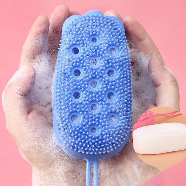 Silicone Body Scrubber Shower Scrub Sponge