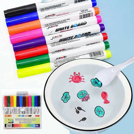 One of its kind Imported stickers making markers for Childrens Magical Water Painting 8 Pcs Marker Set Rs 999