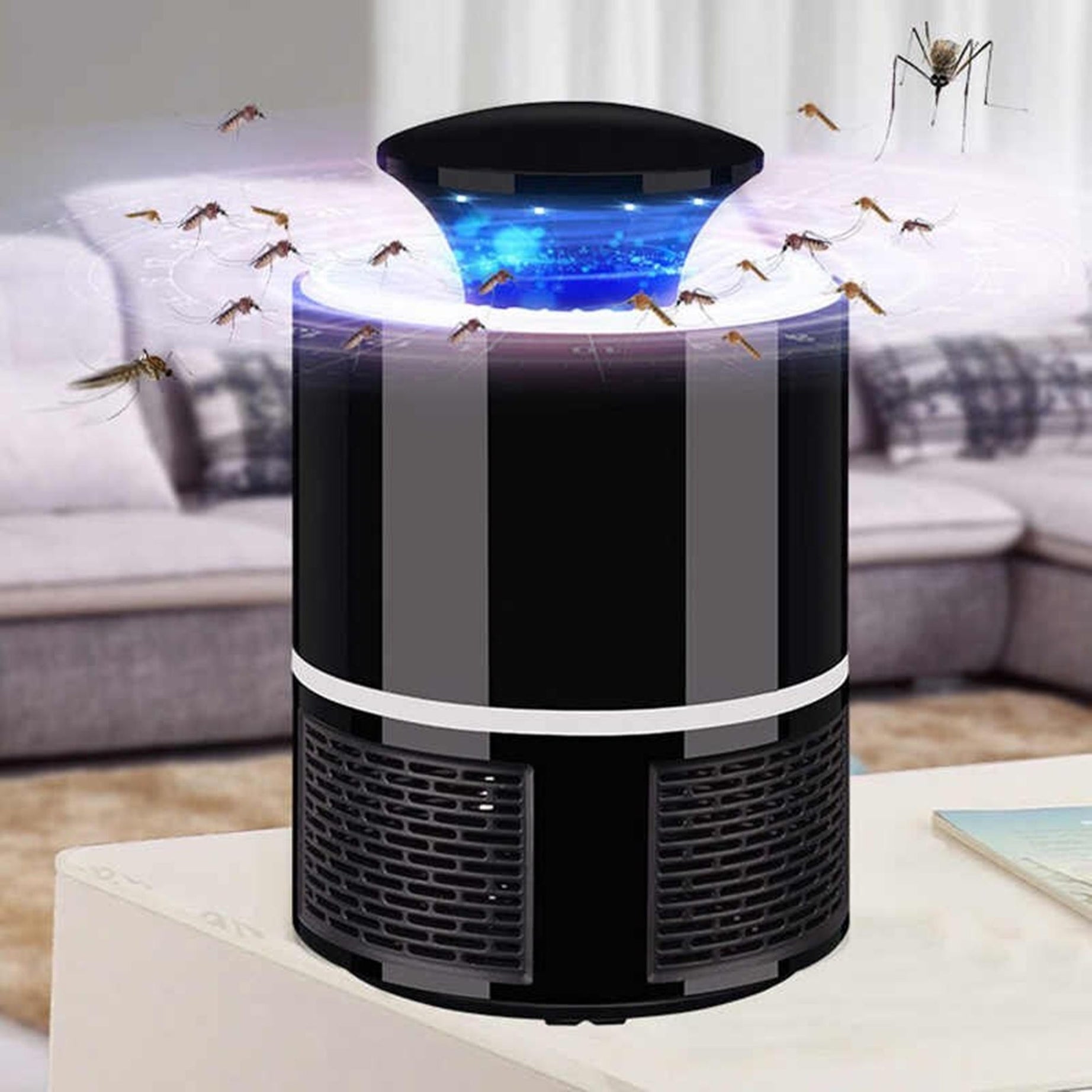 Portable USB LED Fly Trap Mosquito Killer Lamp Radiationless For Home / Bedroom / Office / Dormitory / Restaurant / Hotel and Outdoor camping