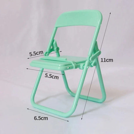 Portable Mini Mobile Phone Stand Desktop Chair