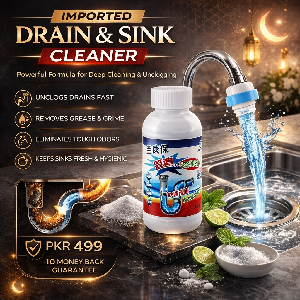 Imported Drain & Sink Cleaner with Premium Deep Cleaning Formula