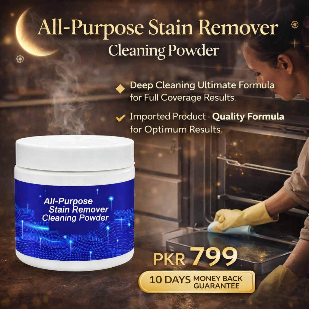 All-Purpose Stain Remover Cleaning Powder with Deep Cleaning Ultimate Formula for Full Coverage Results