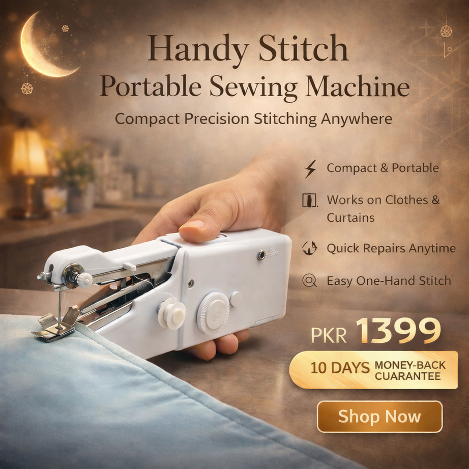 Handy Stitch Hand Held Portable Sewing Machine