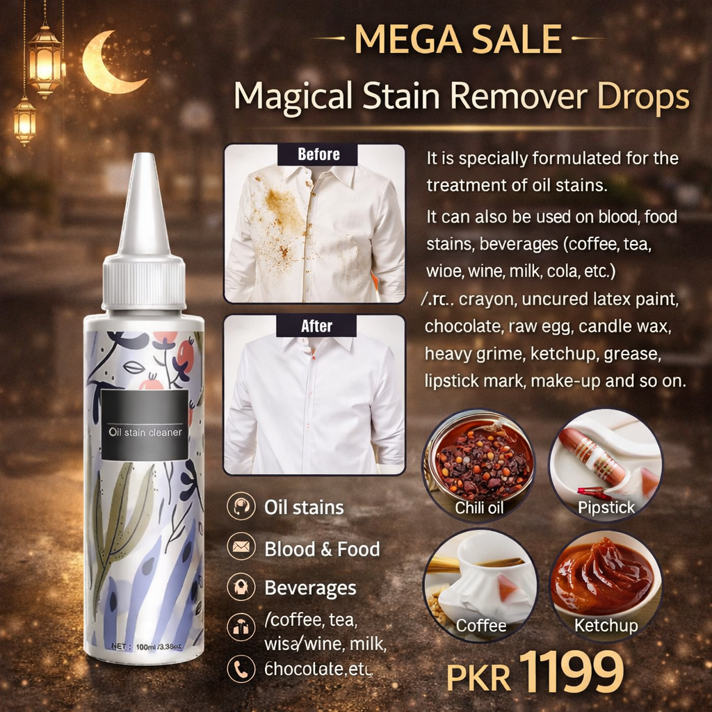 Mega Sale - Imported Magical Stain Remover Drops 100ml