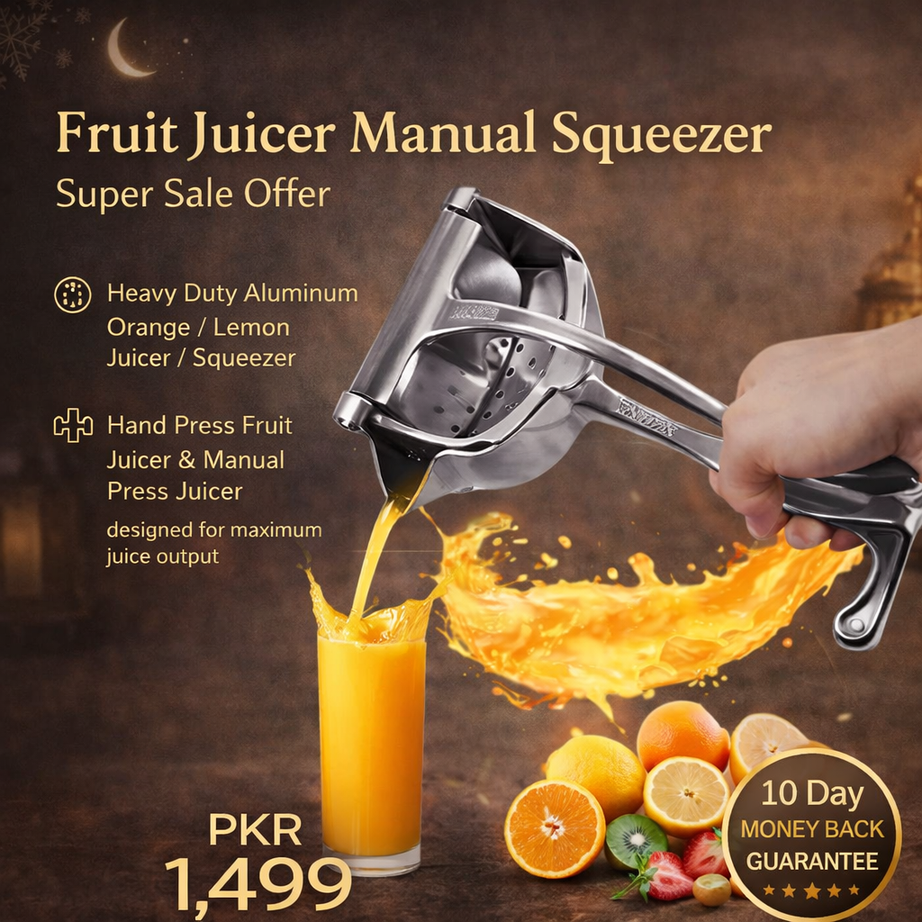Fruit Juicer Manual Squeezer - Super Sale Offer