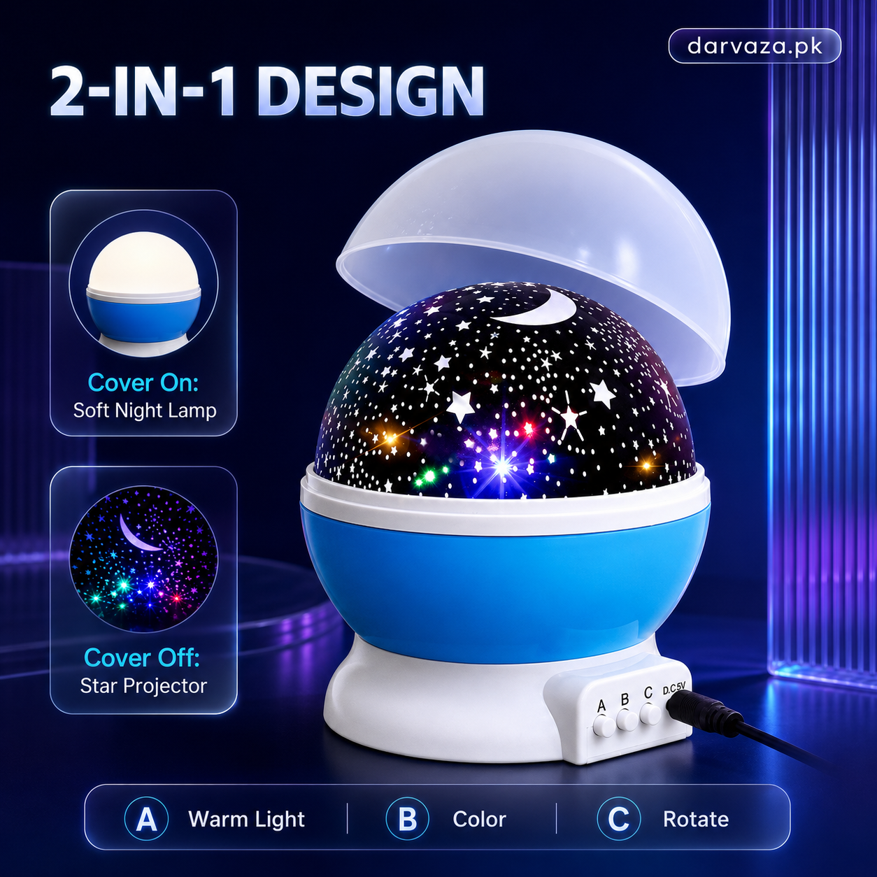Star Master Dream Rotating Projector Lamp