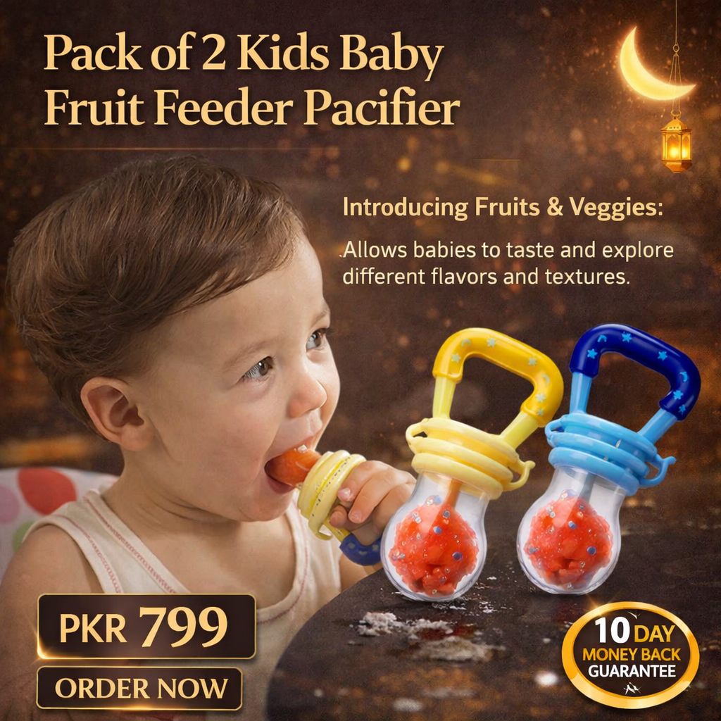Pack of 2 Kids Baby Fruit Feeder Pacifier