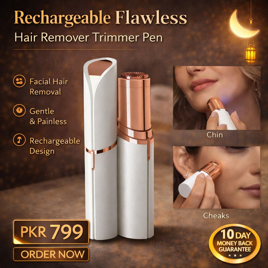 Rechargeable Flawless Hair Remover Trimmer Pen