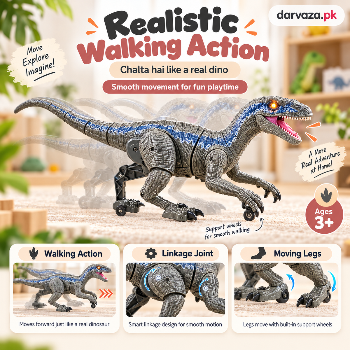 Remote Control Dinosaur Toy