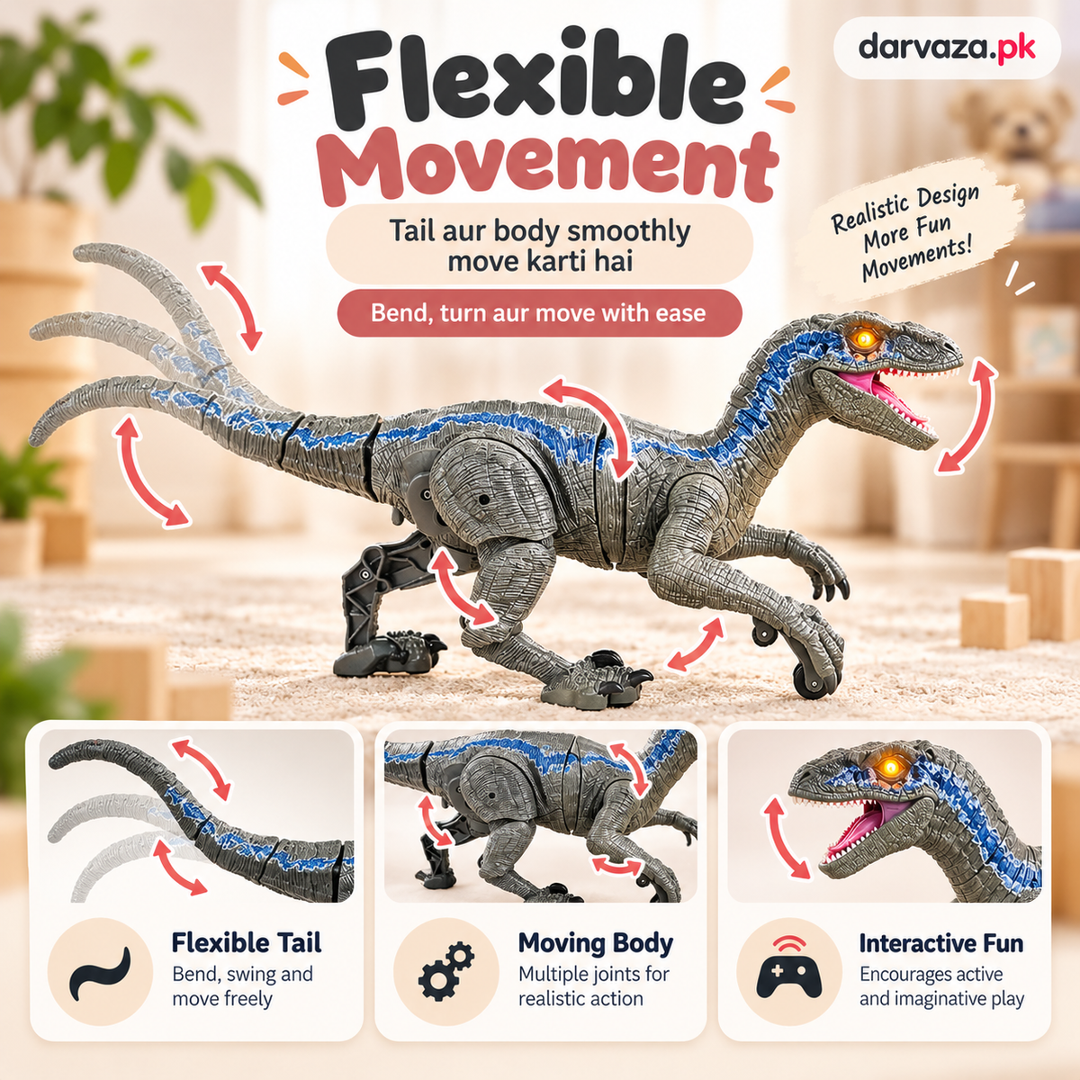 Remote Control Dinosaur Toy