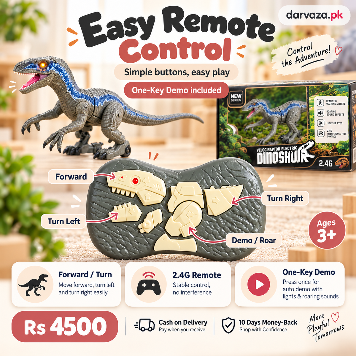 Remote Control Dinosaur Toy