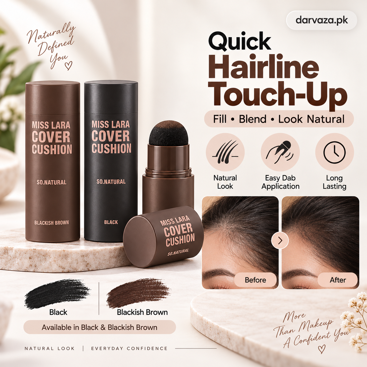Miss Lara 2-in-1 Hairline & Eyebrow Stamp