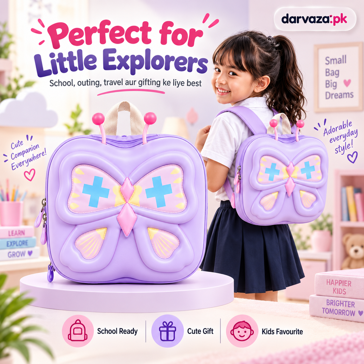 Butterfly Design Backpack