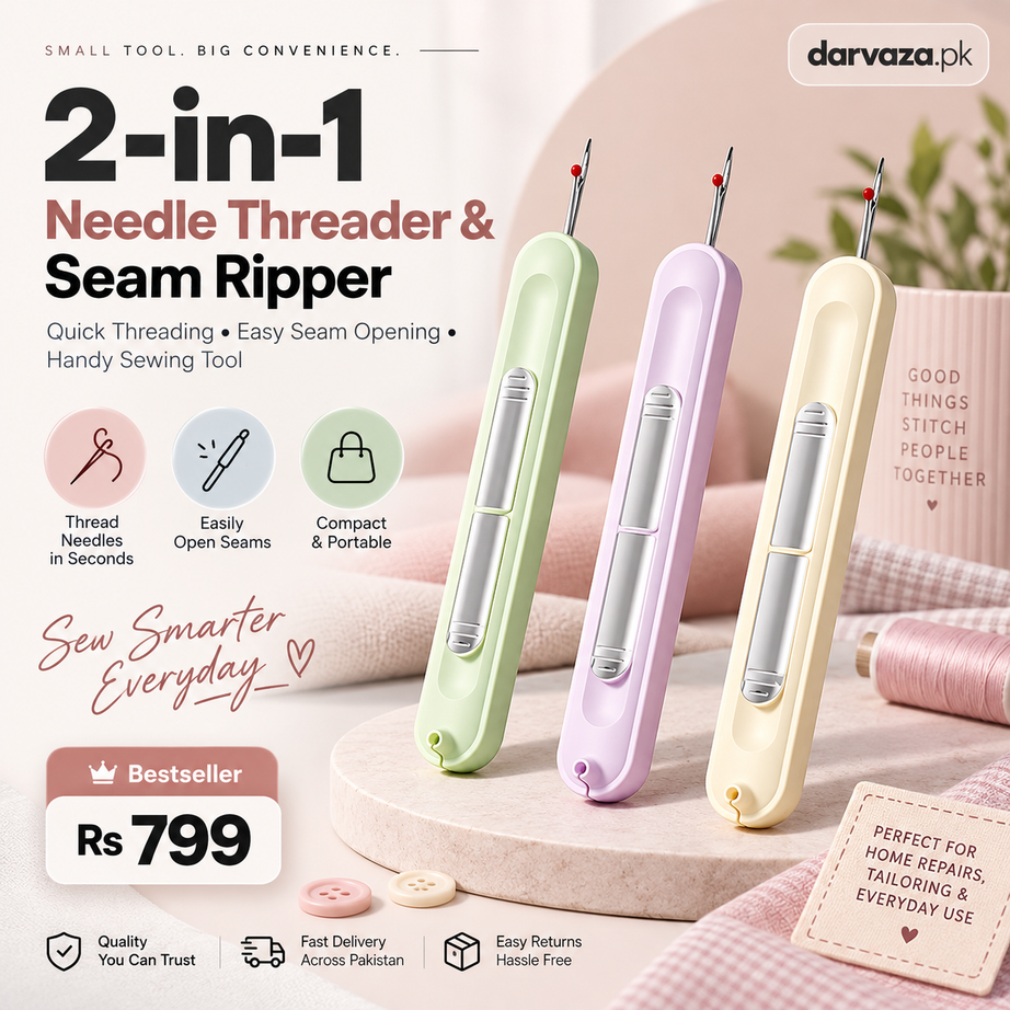2-in-1 Needle Threader & Seam Ripper