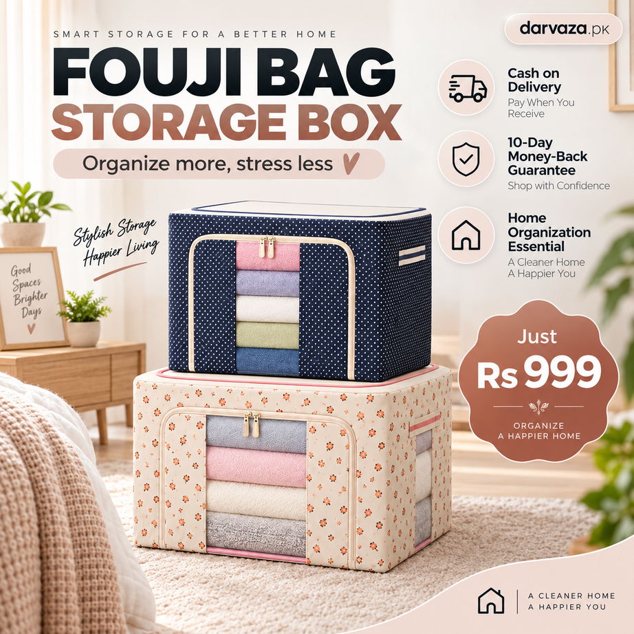 Fouji Bag  Premium Oxford Fabric Clothes & Blanket Storage Bag