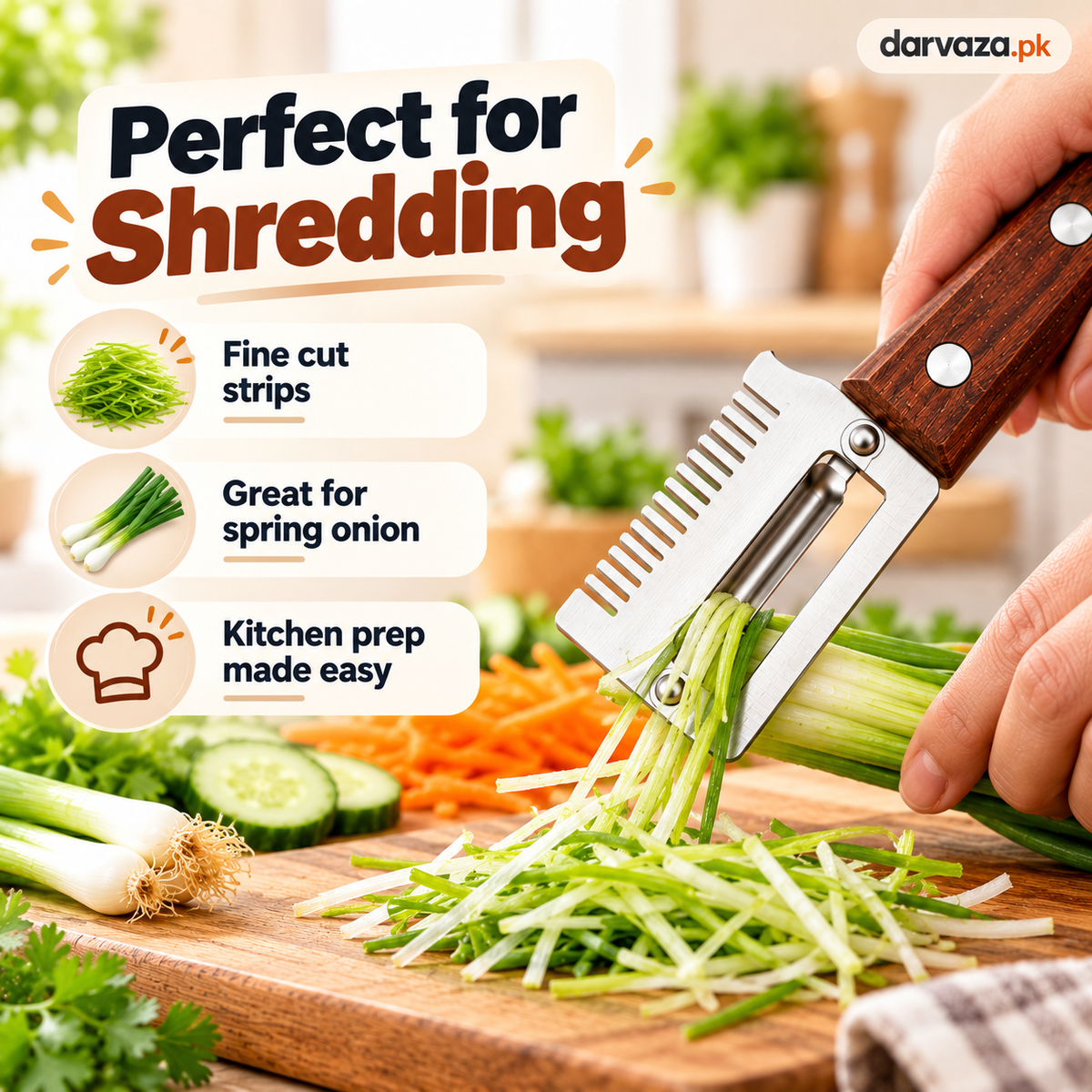 3-in-1 Vegetable Peeler, Shredder and Bottle Opener