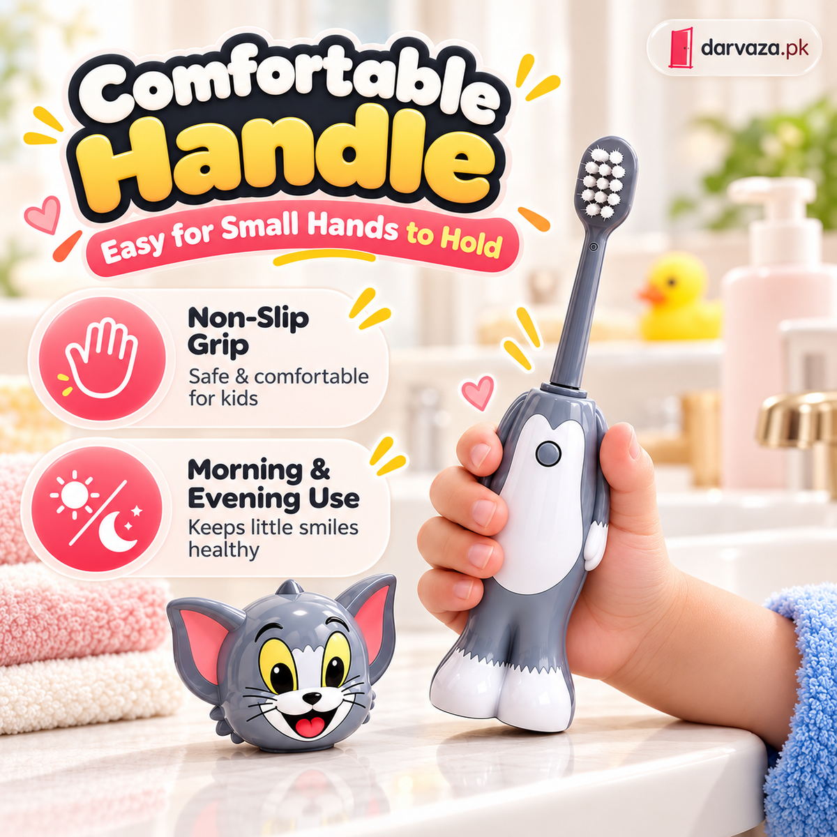 Tom and Jerry Cartoon Kids Toothbrush