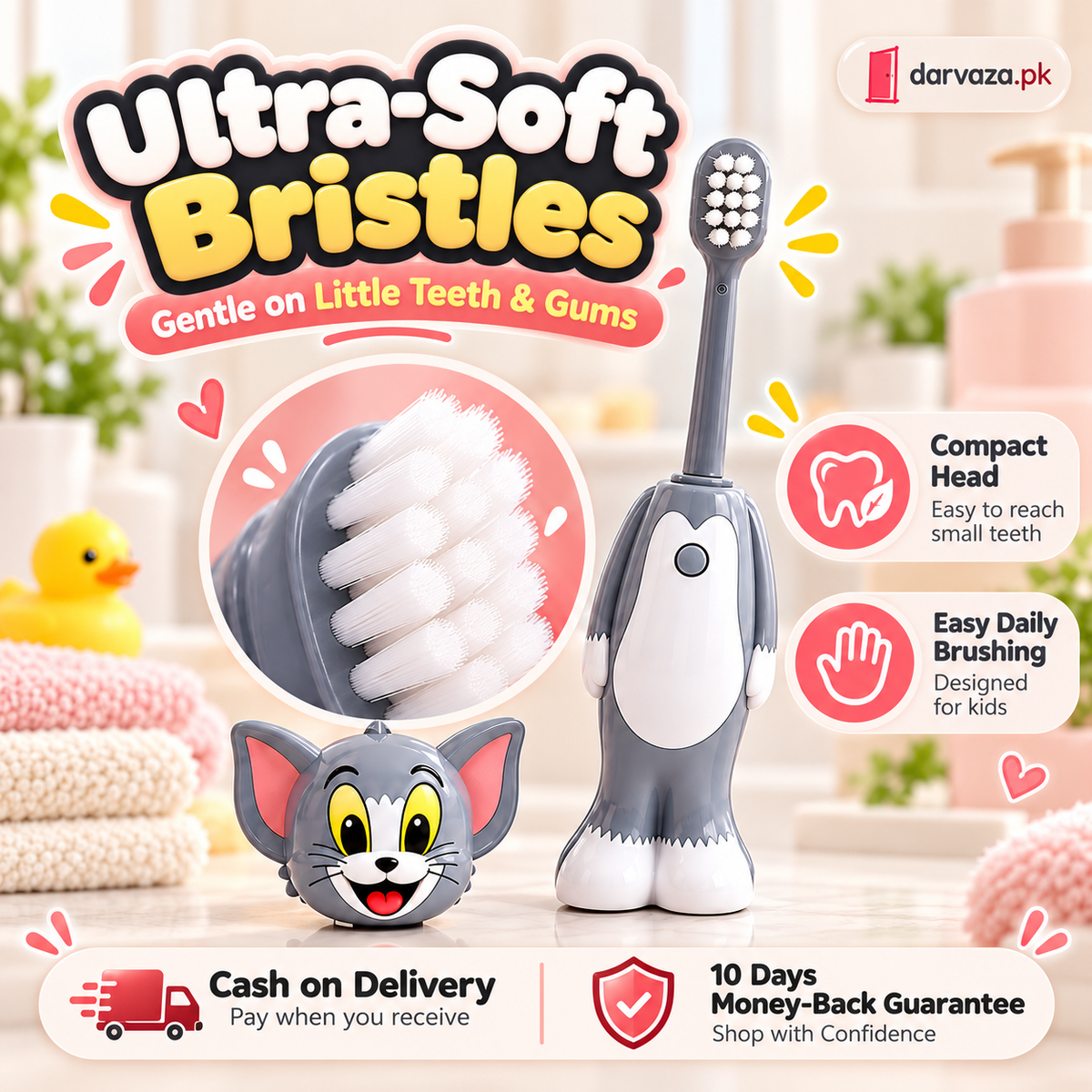 Tom and Jerry Cartoon Kids Toothbrush