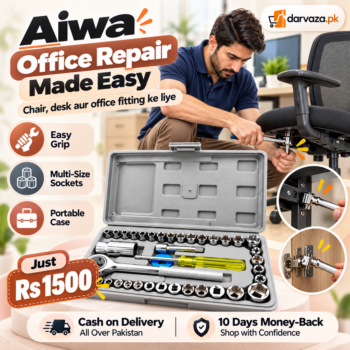 Aiwa Socket Wrench Tool Set