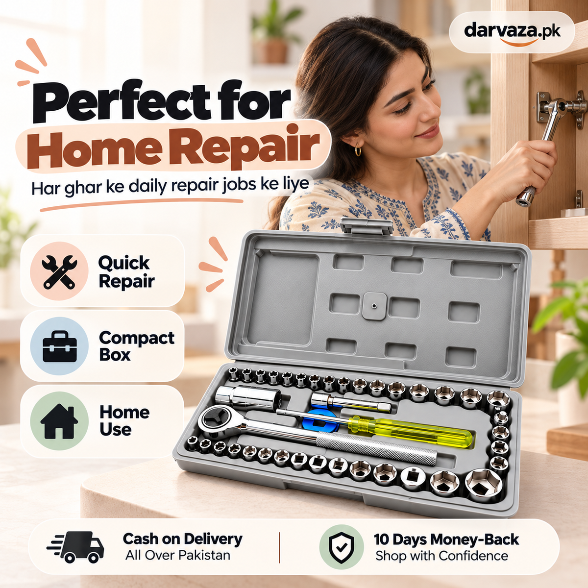 Aiwa Socket Wrench Tool Set