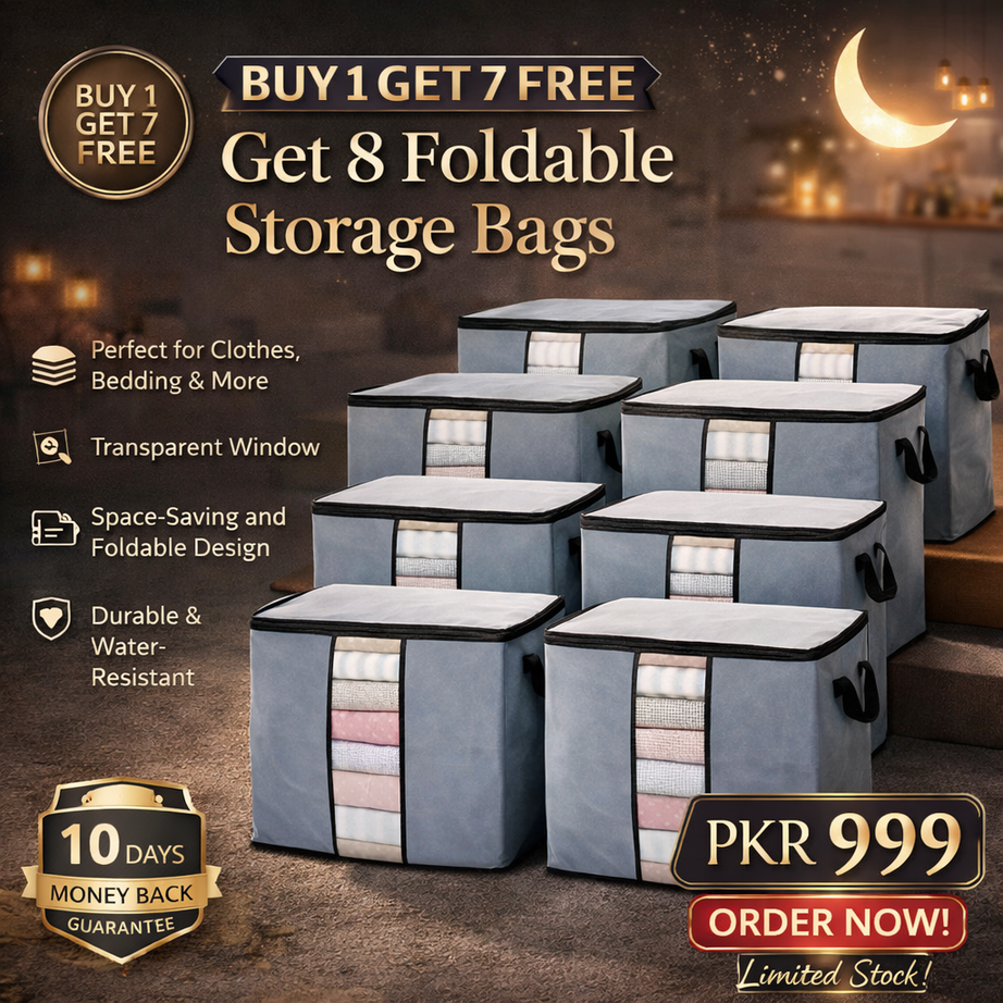 Buy 1 get 7 Free Foldable Storage Bags