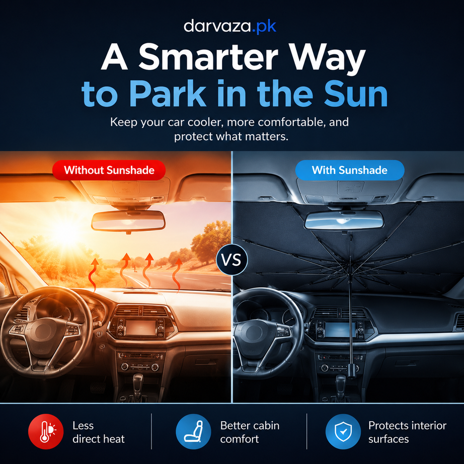 Foldable Car Front Window Sunshade Umbrella Cover