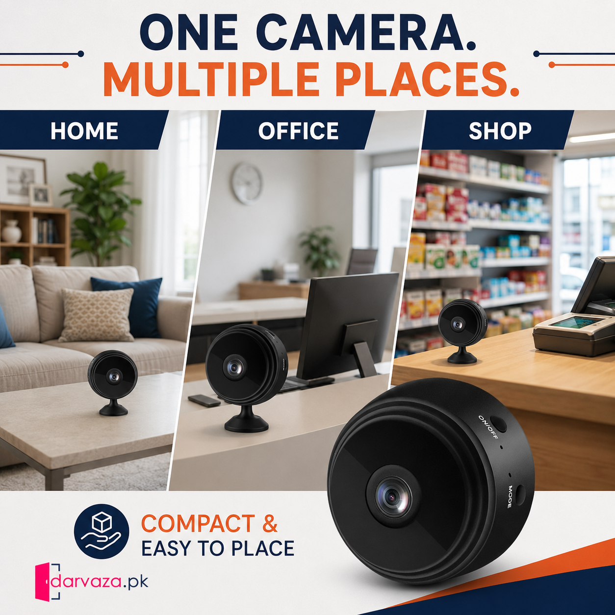 A9 Security Camera 1080P HD with Wireless monitoring