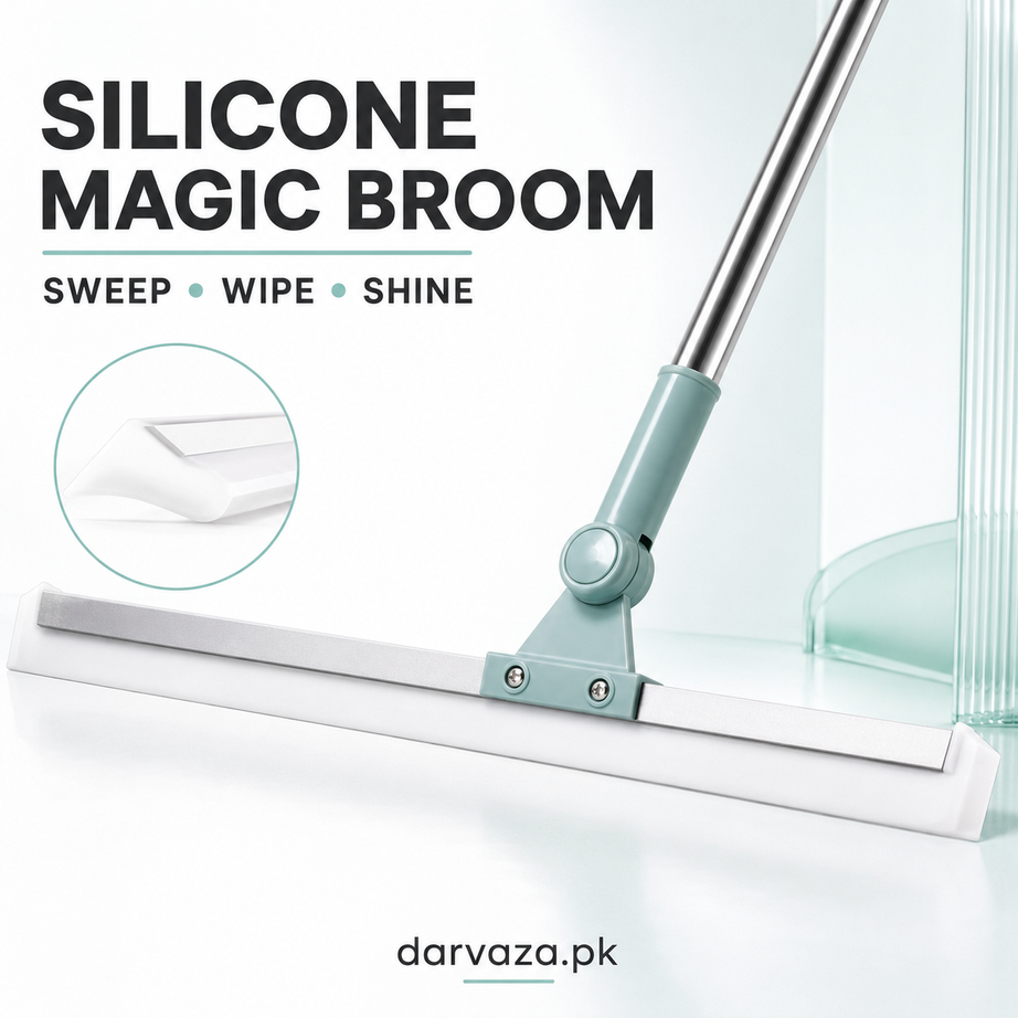 Silicone Magic Broom Floor Wiper