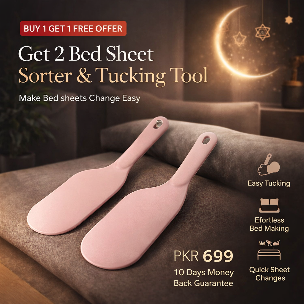 Buy 1 Get 1 Free Offer 2 Pcs Bed Sheet Sorter & Tucking Tool
