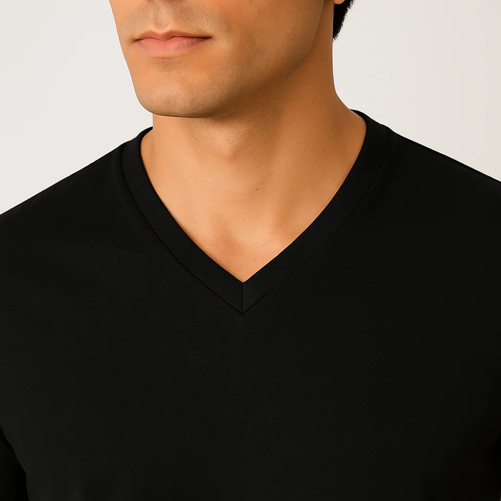 V-Neck Basic T-Shirts