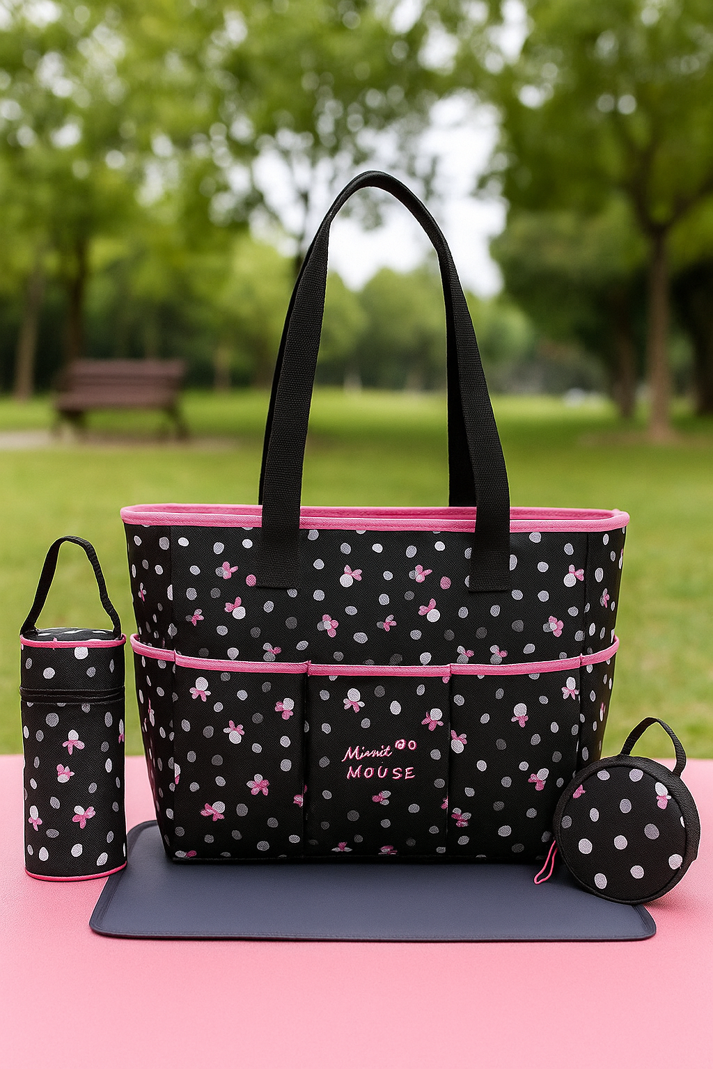 3 in 1 Flower Foldable Purse & Bag