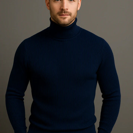 Premium High Neck for Men – NAVY BLUE