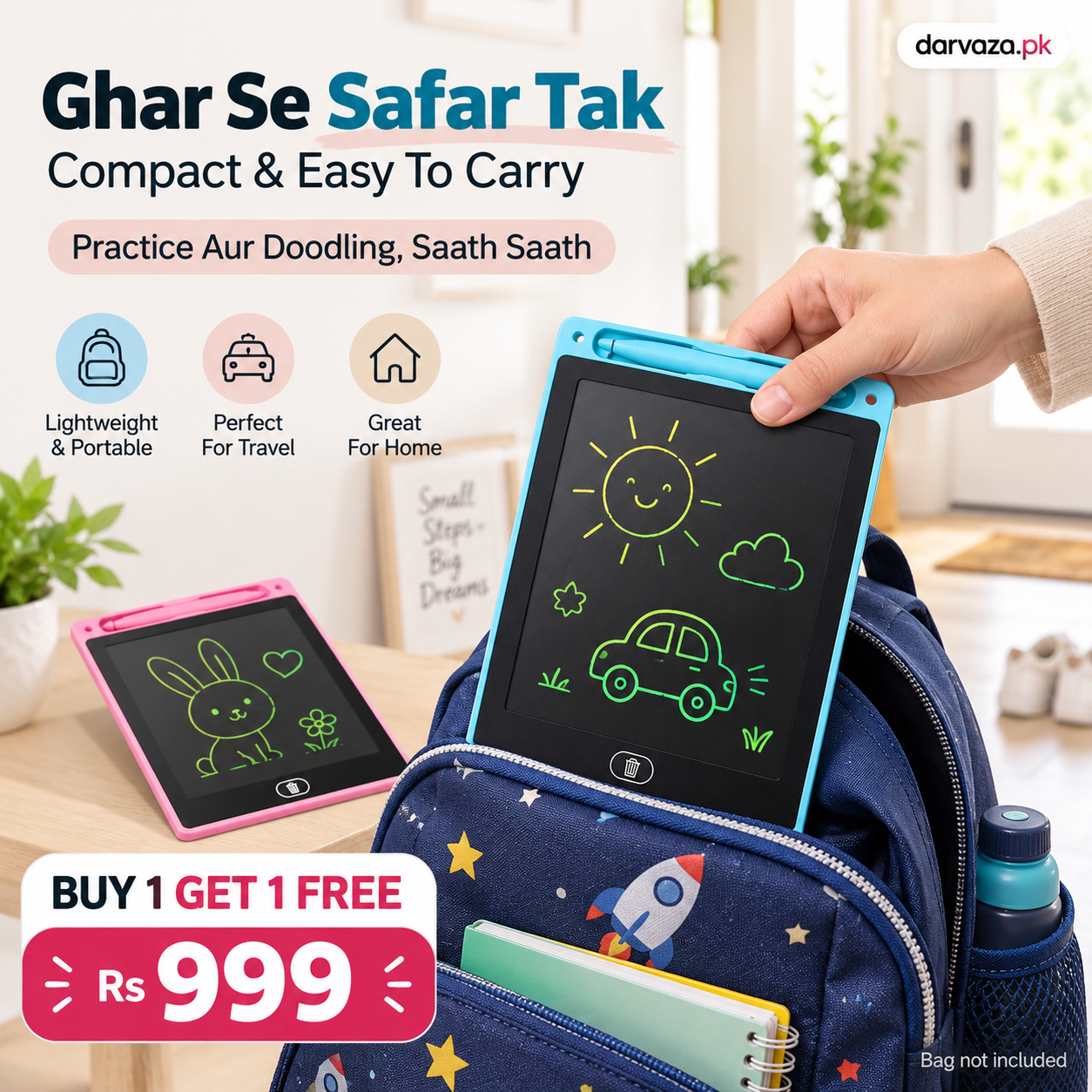 2 LCD Writing Tablets